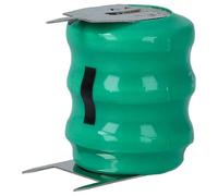 vhbw NiMH replacement button cell battery tab type 3/V80H 3 pins 80mAh 3.6V compatible with model building batteries, solar lights etc.