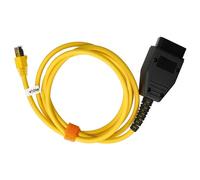 vhbw OBD Adapter OBD2 16 pin socket to RJ45 plug compatible with BMW 6 Series F06, F12, F13 Car, Lorry, Motor Cycle - Connector Adapter