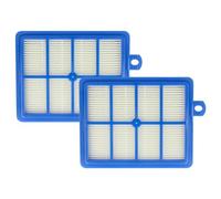 vhbw Pack of 2 Vacuum Cleaner Filters (HEPA, Anti-Allergic), Compatible with Tornado Essensio, Boldio, Serenys, Magnum, 6000