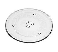 vhbw Plate Compatible with Samsung CE2738NR ./., CE2833NR CE2833NR/BWT, CE2833NR/BWT, CE73J-W CE73J-W/XEN Microwave - Glass, 25.5 cm