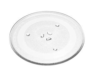 vhbw Plate Compatible with Samsung GE87WR/SBW, GE87WS, GE87WR/BWT Microwave - Rotating Turntable with Y-Shaped Mount, Glass, 28.8 cm