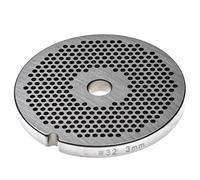 vhbw Plate Disc Size 32 Compatible with Caso Meat Grinder - Hole Diameter 3 mm, Central Hole 13.4 mm, Stainless Steel