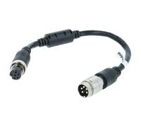vhbw Power Supply Cable compatible with Honeywell Thor CV31 Industrial Computer - Power Cable, 34 cm