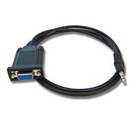 vhbw Programming Cable RS-232 compatible with Icom Alinco DJ-X10, DJ-V5T(H), DR-135T Computer & Peripherals - Serial Adapter, 13.5 cm Black