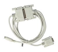 vhbw Programming Cable RS-232 compatible with Mitsubishi MELSEC FX1N, FX0N, A-Series, FX Computer & Peripherals - Serial Adapter, 15.5 cm Grey