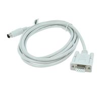 vhbw Programming Cable RS-232 compatible with Mitsubishi MELSEC Q-Series, QC30R2 Computer & Peripherals - Serial Adapter, 250 cm Grey