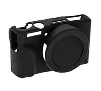 vhbw Protective Case Compatible with Canon PowerShot G7X Mark III Camera - Silicone Skin Guard Black