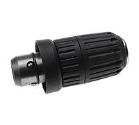 vhbw Quick-Change Clamping Chuck Compatible with Berner BHD 4-1 Wireless Screwdriver, Drilling Machine, Black