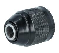 vhbw Quick-Change Clamping Chuck Compatible with Metabo SBE 760, SBEV 1300-2, SBEV 1100-2, SBEV 1000 Screwdriver, Drilling Machine Red Black