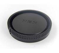 vhbw Rear Lens Cap compatible with Sony NEX-VG10 Camera - Plastic, Black