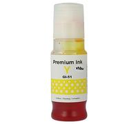 vhbw Refill Ink as Replacement for Canon 4545C001, GI-11, GI-21, GI-41, GI-41Y, GI-51, GI-51Y, GI-61 Printer - Refill Ink, dye yellow