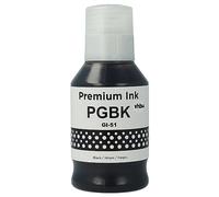vhbw Refill Ink as Replacement for Canon GI-11, GI-21, GI-41, GI-51, 4528C001, GI-41BK, GI-51BK Printer - Refill Ink, black, Pigmented