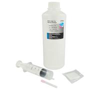 vhbw Refill Ink compatible with Canon Pixma G5050, G6050, G7050, GM2050, GM4050 Printer - Refill Ink, dye cyan