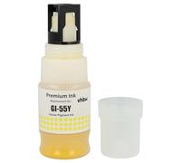 vhbw Refill Ink Replacement for Canon 6291C001, GI-55Y for Printer - Refill Ink, yellow, Pigmented, 40ml