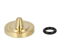 vhbw Release Button compatible with Leica M-A, M-E, M1, M2, M3, M6, M7, M8, M9, M9-P Camera - Ergonomic Replacement Button, Metal, Gold