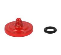 vhbw Release Button compatible with Leica M8, M6, M9, M9-P, M3, M7, M2, M1, M-A, M-E Camera - Ergonomic Replacement Button, Metal, Red