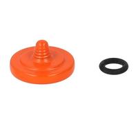 vhbw Release Button compatible with Olympus OM-1 Camera - Ergonomic Replacement Button, Metal, Orange