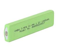 vhbw Replacement Battery Cell compatible with Sony MZ-N1, MZ-N710, MZ-N810 Mini Disc Player, CD Player (1100mAh, 1.2V, NiMH), Button Top, 7/5F6