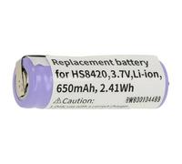 vhbw Replacement Battery compatible with Braun Oral-B Pro 4500 / Type 3756 Electric Razor Hair Clippers (650mAh, 3.7 V, Li-ion)