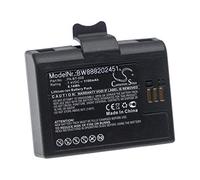 vhbw Replacement Battery compatible with Brother RJ-2035B, RJ-2055WB Printer Copier Scanner Label Maker (1100mAh, 7.4V, Li-Ion)