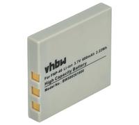 vhbw Replacement Battery compatible with Fujifilm FinePix F402, F420, F455, F460, F470, F480, F650, F700 Camera DSLR (500mAh, 3.6V, Li-Ion)