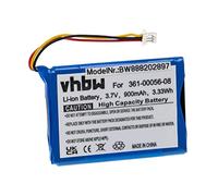 vhbw Replacement Battery compatible with Garmin DriveSmart 5, 50 LMT-D, 51 LMT-D EU, 55, 61 LMT-S GPS Navigation System Sat Nav (900mAh, 3.7V, Li-Ion)