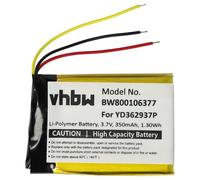 vhbw Replacement Battery compatible with GoPro ARMTE-001, Wi-Fi Remote Remote Control (350mAh, 3.7 V, Li-polymer)