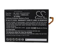 vhbw Replacement Battery compatible with LG G Pad 5 10.1 LM-T600VS Tablet (8000 mAh, 3.8 V, Li-polymer)