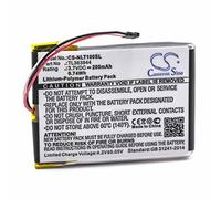 vhbw Replacement Battery compatible with Nest Learning Thermostat 1st Generation Energy-Saving Thermostat (200mAh, 3.7V, Li-Polymer)