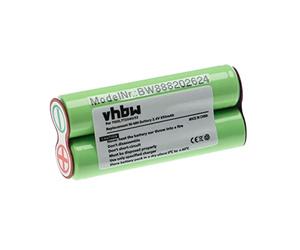 vhbw Replacement Battery compatible with Philips Bodygroom Series 7000, TT2029, TT2030, TT2036 Electric Razor Hair Clippers (950mAh, 2.4V, NiMH)