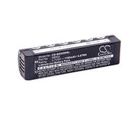 vhbw Replacement Battery compatible with Shure GLX-D24R/SM86, GLX-D4, GLX-D6 Digital Wireless System (1100mAh, 3.7V, Li-Ion)
