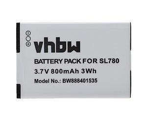 vhbw Replacement Battery compatible with Siemens Gigaset SL450A Go, SL450, SL450H, SL450HX Wireless Landline Phone (800mAh, 3.7 V, Li-ion)