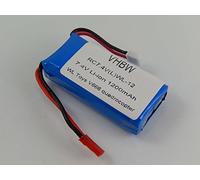 vhbw Replacement Battery compatible with Wltoys V666 Quadrocopter Drone Multicopter Quadrocopter (1200mAh, 7.4V, Li-Ion)