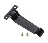 vhbw Replacement Belt Clip compatible with Kenwood TK-390, TK-480, TK-481, TK-5400 Radio Communication Device, Walkie Talkie - metal, Black