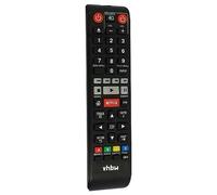 vhbw Replacement Remote Control compatible with Samsung BD-FM59ZA, BDFM59C, BDFM59ZA, BDFM59CZA, BDFM59C/ZA Blu-Ray Disc Player