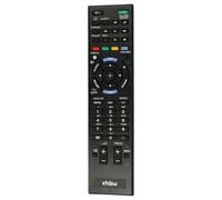 vhbw Replacement Remote Control compatible with Sony KD-79X9005B, KD-84X9005, KDF-E42A12U, KD-75S9005B, KD-70X8505B TV, Television