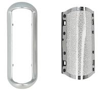 vhbw Replacement Shaver Foil compatible with Braun MobileShave M-60r, M-70, M-90 (type 5609) Electric Shaver - with Frame, silver