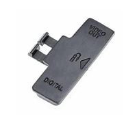 vhbw Replacement Terminal Cap compatible with Canon EOS 350D Camera Contact - PC, Remote Control, VIDEO OUT & DIGITAL, Rubber, Black