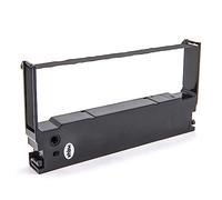 vhbw Ribbon Cartridge Compatible with ABS System 2000, 2500, 3000, II, II E, R II, R II E Dot Matrix, Receipt Printer - Black Ink Ribbon - Replacement for C43S015371, ERC-32