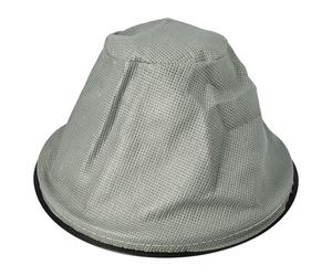 vhbw Sack Filter compatible with Einhell TC-AV 1720 DW Chimney Sweep Vacuum, Ash Vacuum Cleaner - Spare Filter, Washable, Black Grey