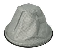 vhbw Sack Filter compatible with Parkside Pas 500 D2 Chimney Sweep Vacuum, Ash Vacuum Cleaner - Spare Filter, Washable, Black Grey