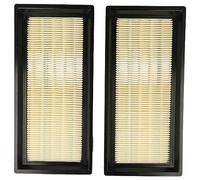 vhbw Set 2x Filter compatible with Nilfisk Alto Attix 50-2H PC, 50-2H XC, 50-2M PC, 50-2M XC Vacuum Cleaner - Main Filter