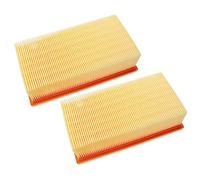 vhbw Set 2x Flat-Fold Filter compatible with Festool CT 11 E, CT 22 E, CT 33 E/LE Vacuum Cleaner, Wet/Dry Vacuum Cleaner - Pleated Filter Element