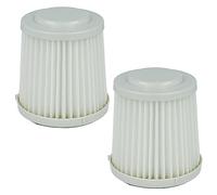 vhbw Set 2x Replacement Filters compatible with Black & Decker Dustbuster Flexi 10,8V, 12 V, 18 V, PAD1200, PD1080, PD1200, PD1202N Vacuum Cleaner
