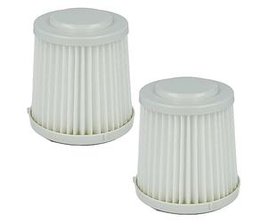 vhbw Set 2x Replacement Filters compatible with Black & Decker Dustbuster Flexi 10,8V, 12 V, 18 V, PAD1200, PD1080, PD1200, PD1202N Vacuum Cleaner