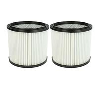 vhbw Set 2x Replacement Filters compatible with Rowenta Vorace RU521 Wet and Dry Vacuum Cleaner - Cartridge Filter