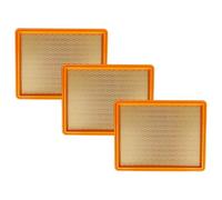 vhbw Set 3x Filter compatible with Kärcher NT 700 Eco, NT 700, NT 701, NT 702 Vacuum Cleaner - Main Filter, Fold Filter