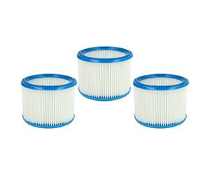 vhbw Set 3x Filters Replacement for Festo/Festool 485808 for Wet and Dry Vacuum Cleaner - Cartridge Filter