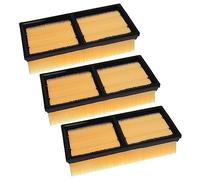 vhbw Set 3x Flat-Fold Filter compatible with Kärcher IVC 60/30 Tact² Lp Industrial Vacuum Cleaner - Pleated Filter Element