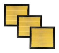 vhbw Set 3x Flat-Fold Filter Replacement for 61605 for Vacuum Cleaner - Pleated Filter Element
